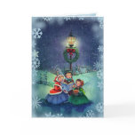 CAROLERS & SNOWFLAKES byt SHARON SHARPE Card