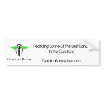 Carolina Bands Bumper Sticker bumper stickers