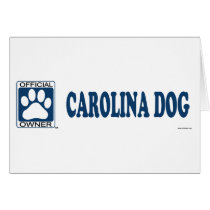 Carolina Dog Blue Greeting Card
