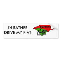 Carolina_FLU_transparent_png, I'd RATHER DRIVE ... bumper stickers
