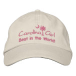Carolina Girl Best in the World Embroidered Hat