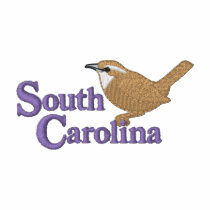 Carolina Wren embroidered shirts by ZazzleEmbroidery Carolina Wren embroidered shirts