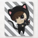 Caroline and Candy the Cats mousepads