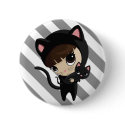 Caroline and Candy the Cats with Stripes buttons