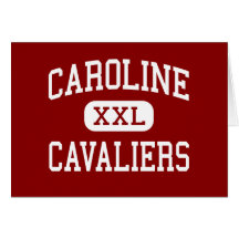 Caroline - Cavaliers - alta - Milford Virginia Tarjeton
