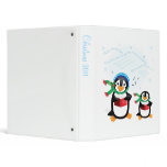 Caroling Penguins - Deck the Halls Avery Binder