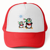 Caroling Penguins hats