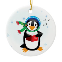 Caroling Penguins Ornament ornaments