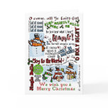 Caroling Snowmen Greeting Cards
