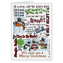 Caroling Snowmen cards