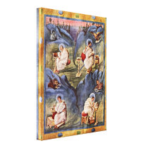 Carolingian book painters - Aachen Gospels Gallery Wrapped Canvas