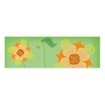Carol's Flowers bookmark business cards by IArtist40 Carol's Flowers bookmark business cards