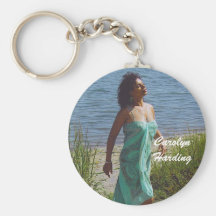 Carolyn Harding on the beach, Keychains