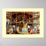Carousel at d'Horloge Print