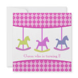 Carousel Birthday Party Invitation
