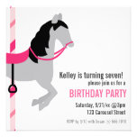 Carousel Birthday Party Invitation