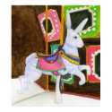 Carousel Bunny Print