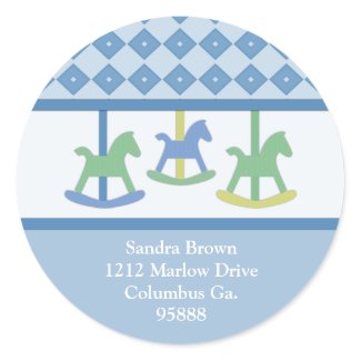 Carousel Collection Address Stickers sticker