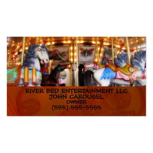 Carousel Entertainment Business Cards (back side)