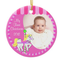 Carousel First Christmas ornaments