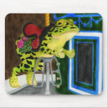 Carousel Frog - Lily Mousepad mousepads