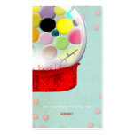 Carousel gumball machine business cards