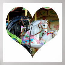 Carousel Heart Poster