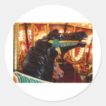 Carousel Horse at night Stickers