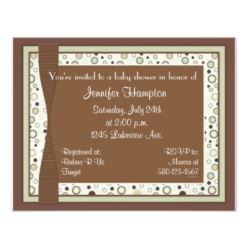Carousel Horse Baby Shower Invitation