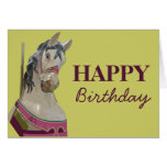 Carousel Horse Birthday Card