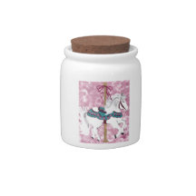 Carousel Horse Candy Jars
