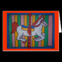 carousel horse cards
