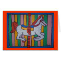 carousel horse cards
