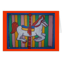 carousel horse cards