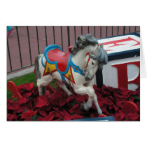 Carousel Horse Card