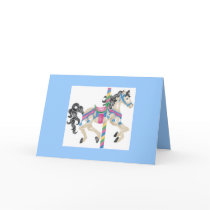 Carousel Horse - Happy Birthday cards