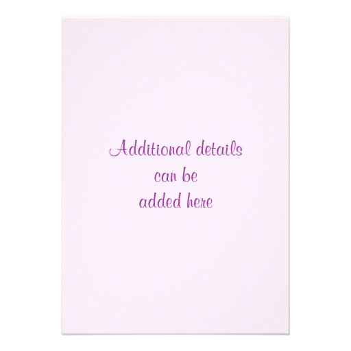 Carousel Horse Invitation