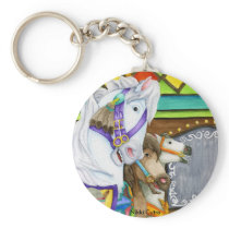 Carousel Horse Keychain