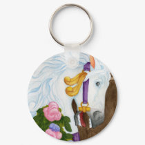 Carousel Horse Keychain by 13BlackCatsDesigns Carousel Horse Keychain