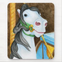 Carousel Horse Mousepad by 13BlackCatsDesigns Carousel Horse Mousepad