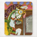 Carousel Horse Mousepad 2 by 13BlackCatsDesigns Carousel Horse Mousepad 2