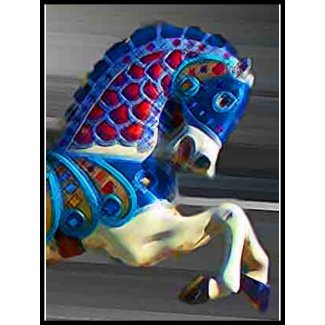 Carousel Horse stamp