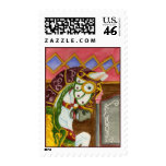 Carousel Horse Postage Stamp