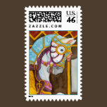Carousel Horse Postage Stamp stamps