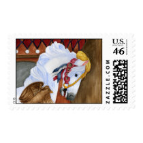 Carousel Horse Postage Stamp