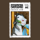 Carousel Horse Postage Stamp