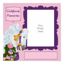 Carousel Horse Scrapbook Page posters