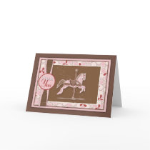 Carousel Horse Thank You Card