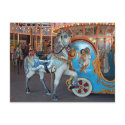 Carousel Horse with Cherub! postcards