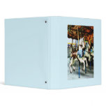 Carousel Horses 3 Ring Binder